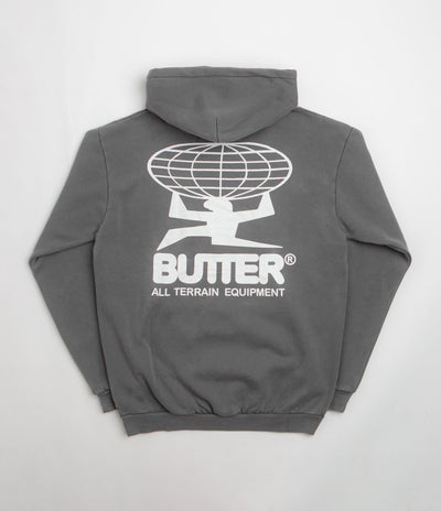 Butter Goods All Terrain Hoodie in Washed Steel