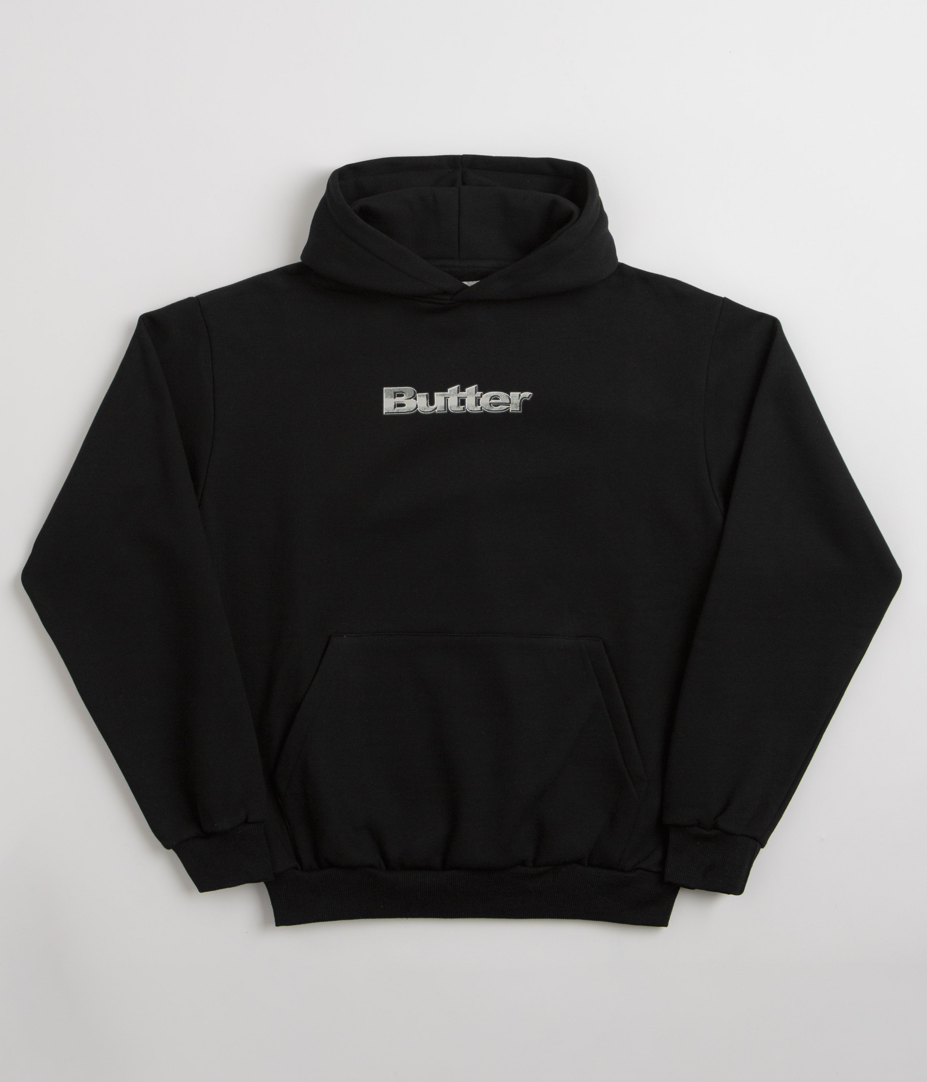 Butter Goods Alloy Logo Hoodie - Black