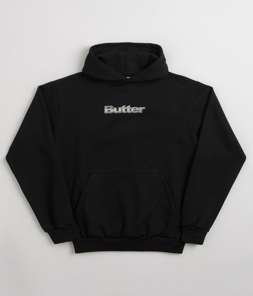 Butter Goods Alloy Logo Hoodie - Black