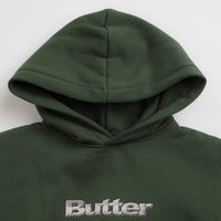 Butter Goods Alloy Logo Hoodie in Bottle Green thumbnail