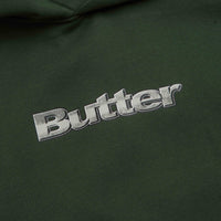 Butter Goods Alloy Logo Hoodie in Bottle Green thumbnail
