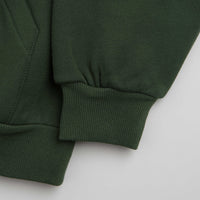 Butter Goods Alloy Logo Hoodie in Bottle Green thumbnail