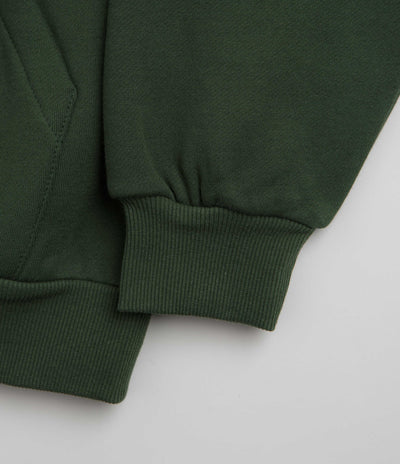 Butter Goods Alloy Logo Hoodie in Bottle Green