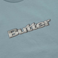 Butter Goods Alloy Logo T-Shirt - Dull Ocean thumbnail
