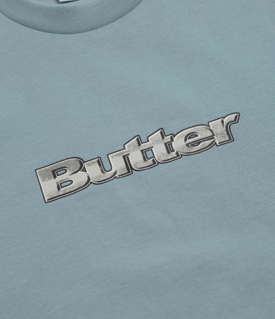 Butter Goods Alloy Logo T-Shirt - Dull Ocean