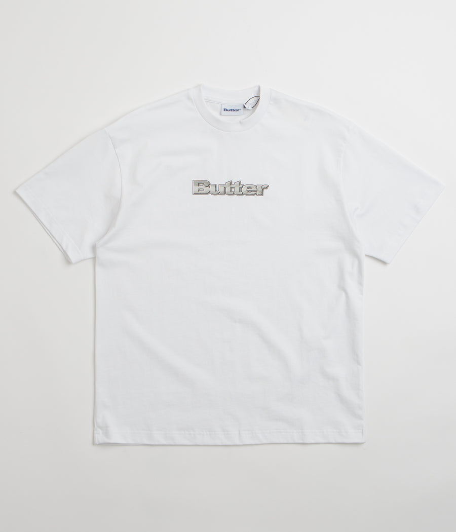 Butter Goods Alloy Logo T-Shirt - White