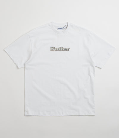 Butter Goods Alloy Logo T-Shirt in White
