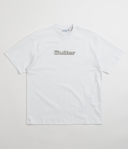 Butter Goods Alloy Logo T-Shirt - White