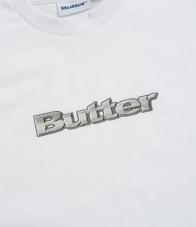 Butter Goods Alloy Logo T-Shirt in White
