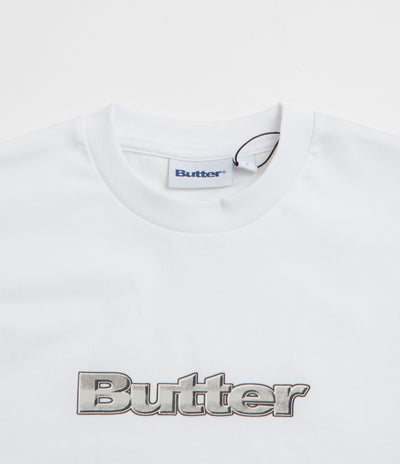 Butter Goods Alloy Logo T-Shirt in White