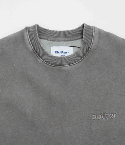 Butter Goods Alpine Crewneck Sweatshirt in Black