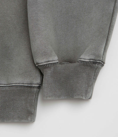 Butter Goods Alpine Crewneck Sweatshirt in Black