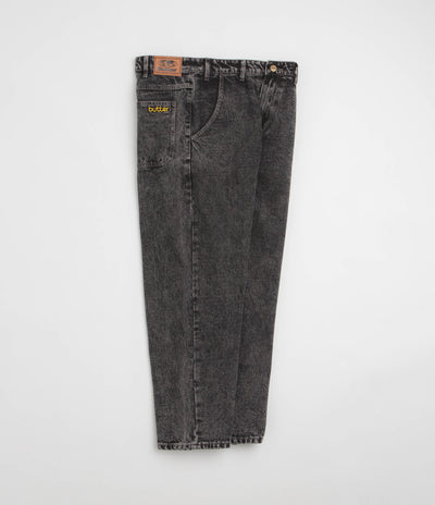 Butter Goods Alpine Jeans in Distressed Black