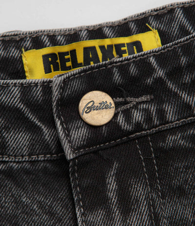 Butter Goods Alpine Jeans in Distressed Black
