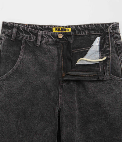 Butter Goods Alpine Jeans in Distressed Black
