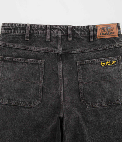 Butter Goods Alpine Jeans in Distressed Black