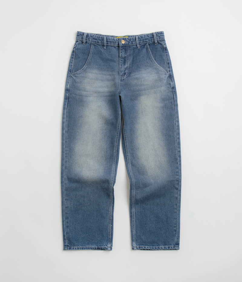 Butter Goods Alpine Jeans in Distressed Faded Blue