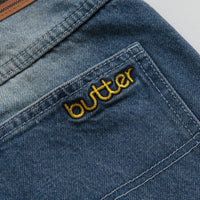Butter Goods Alpine Jeans - Distressed Faded Blue thumbnail