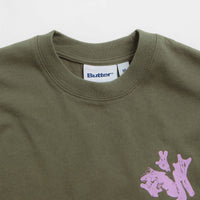 Butter Goods Amphibian T-Shirt in Army thumbnail