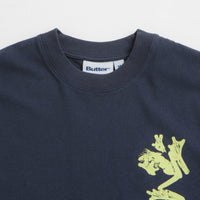 Butter Goods Amphibian T-Shirt in Navy thumbnail
