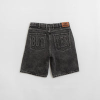 Butter Goods Applique Denim Shorts - Acid Black thumbnail