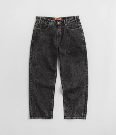 Butter Goods Applique Jeans in Acid Black