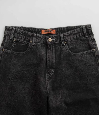 Butter Goods Applique Jeans in Acid Black