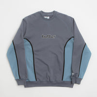Butter Goods Aspect Crewneck Sweatshirt in Slate and Denim thumbnail