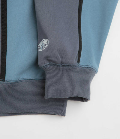 Butter Goods Aspect Crewneck Sweatshirt in Slate and Denim