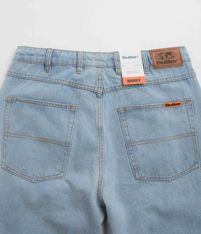 Butter Goods Baggy Denim Jeans in Light Blue