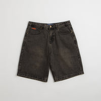Butter Goods Baggy Denim Shorts in Faded Black thumbnail