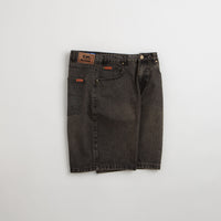 Butter Goods Baggy Denim Shorts in Faded Black thumbnail