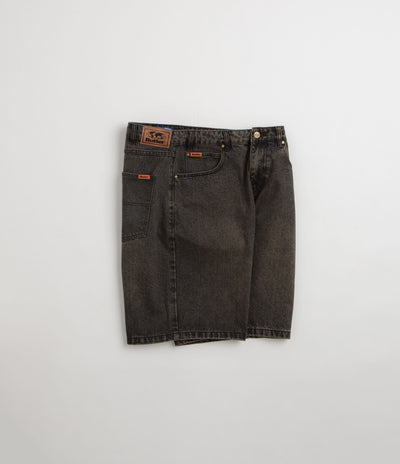 Butter Goods Baggy Denim Shorts in Faded Black