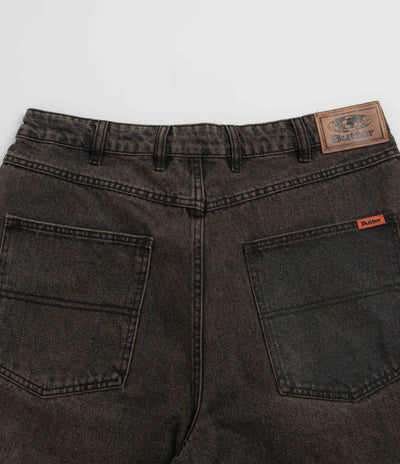 Butter Goods Baggy Denim Shorts in Faded Black
