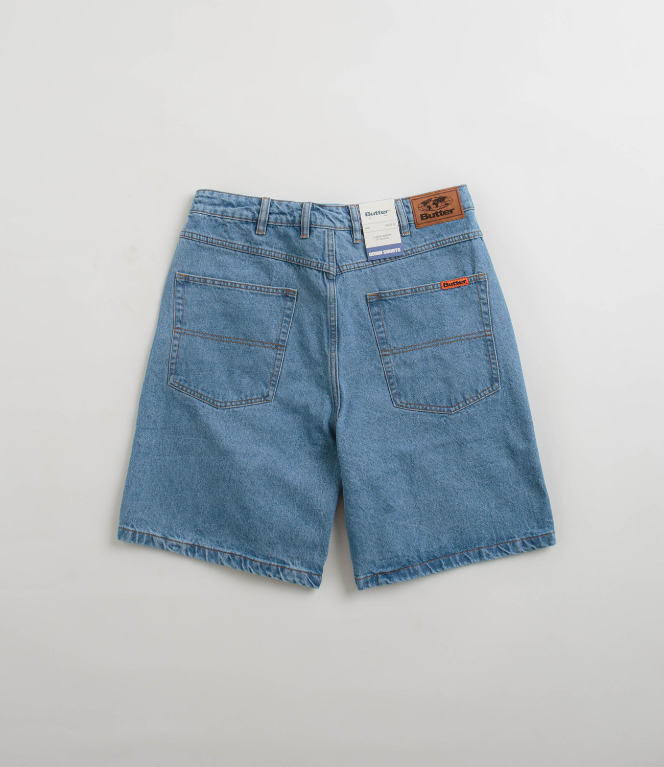 Butter Goods Baggy Denim Shorts - Washed Indigo