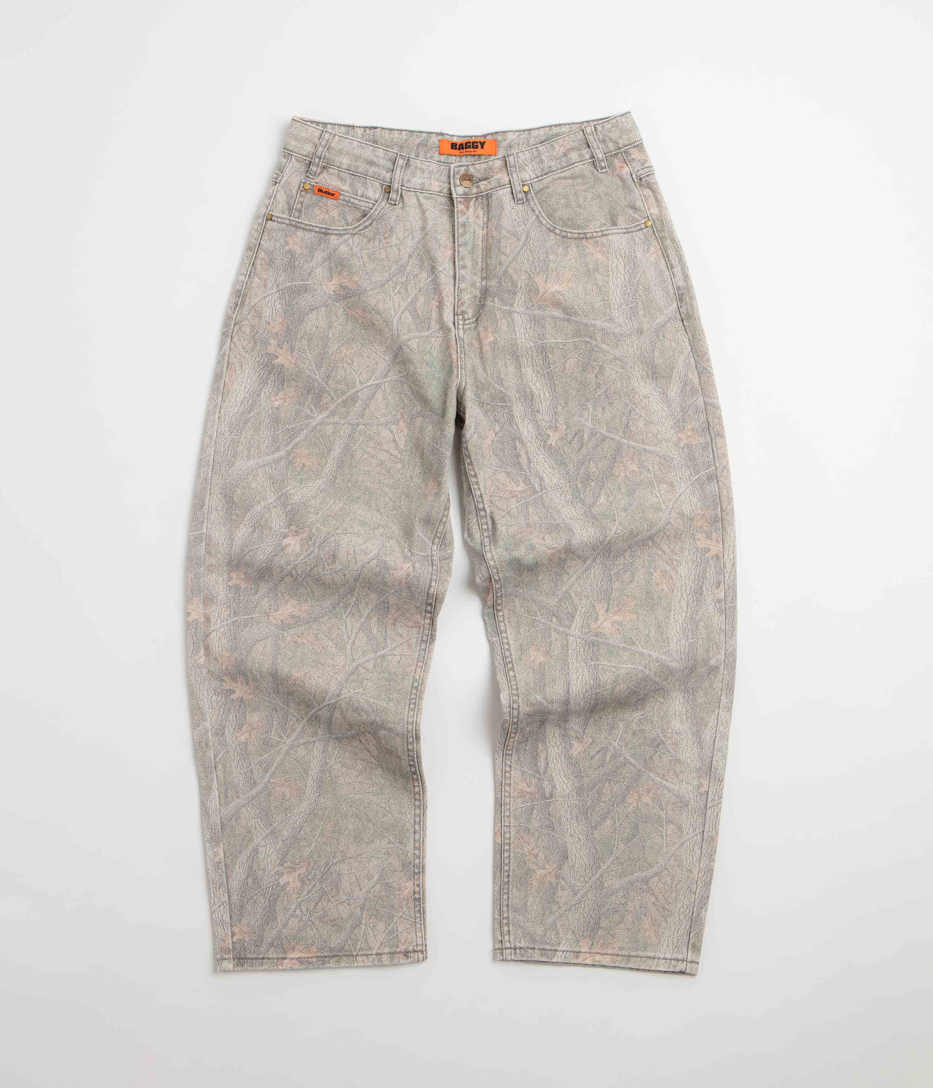 Butter Goods Baggy Jeans - Forest Camo