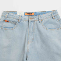 Butter Goods Baggy Jeans in Light Blue and Blue thumbnail