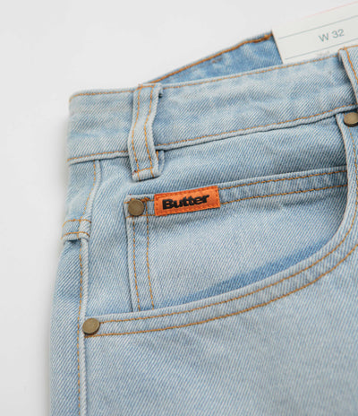 Butter Goods Baggy Jeans in Light Blue and Blue