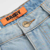 Butter Goods Baggy Jeans in Light Blue and Blue thumbnail
