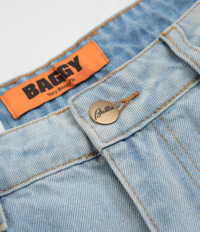 Butter Goods Baggy Jeans in Light Blue and Blue