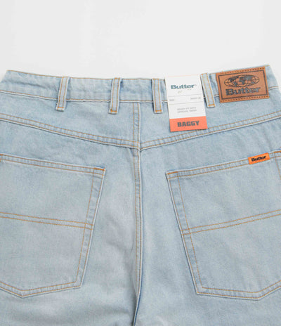 Butter Goods Baggy Jeans in Light Blue and Blue