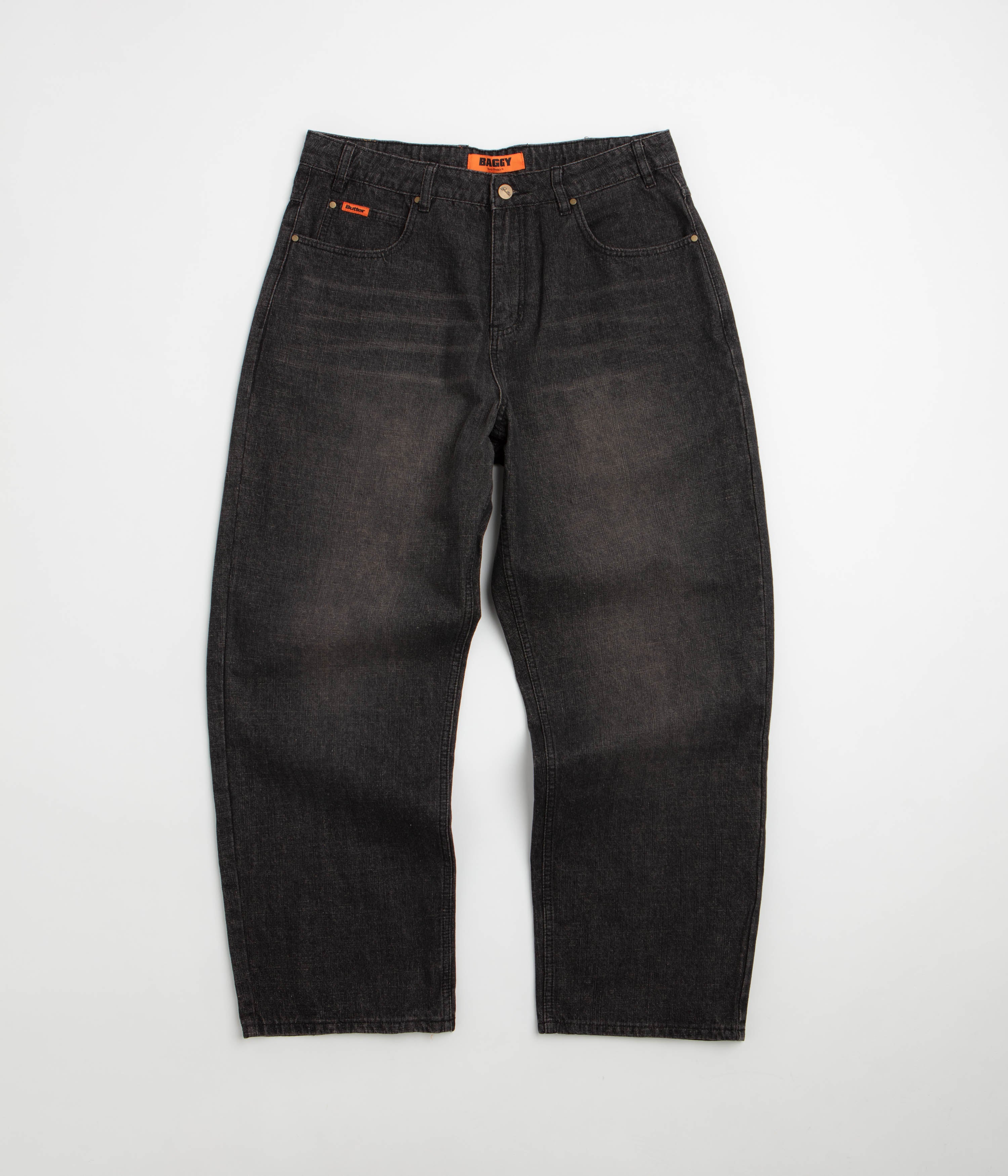Butter Goods Baggy Jeans - Slub Black