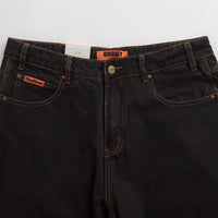 Butter Goods Baggy Jeans in Washed Black thumbnail