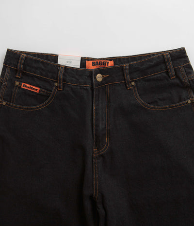 Butter Goods Baggy Jeans in Washed Black
