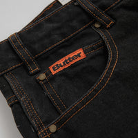 Butter Goods Baggy Jeans in Washed Black thumbnail