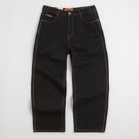 Butter Goods Baggy Jeans in Washed Black and Black thumbnail