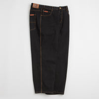 Butter Goods Baggy Jeans in Washed Black and Black thumbnail