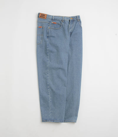 Butter Goods Baggy Jeans in Washed Indigo and Indigo