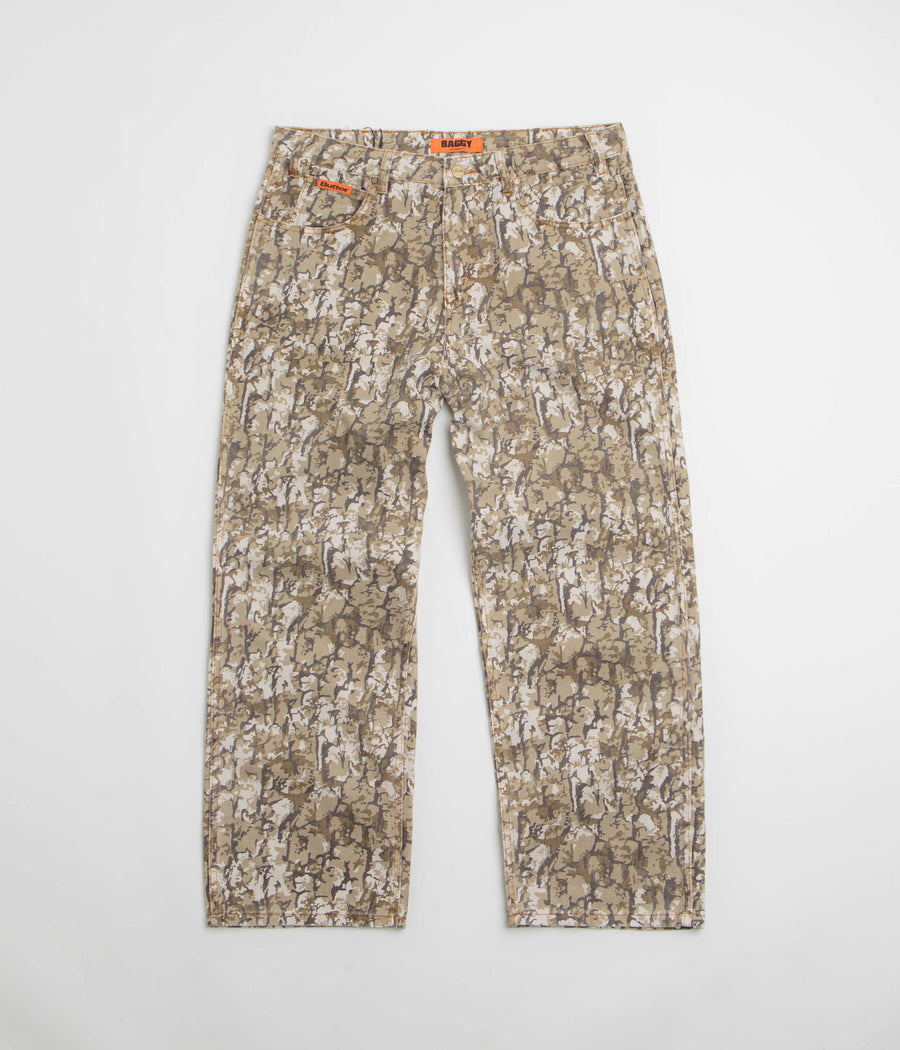 Butter Goods Bark Camo Jeans in Tan