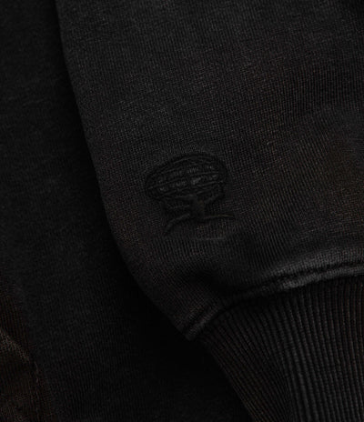 Butter Goods Basic Hoodie - Washed Black / Black